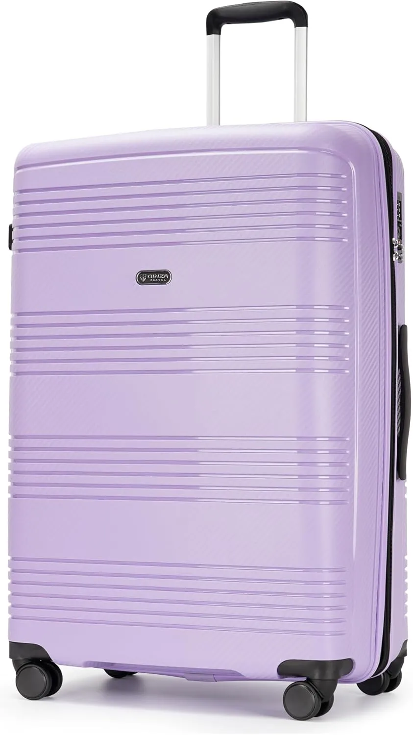 29 Inch Large Suitcase with Spinner Wheels TSA Lock Lightweight Expandable Hard Shell Luggage for Women, Purple