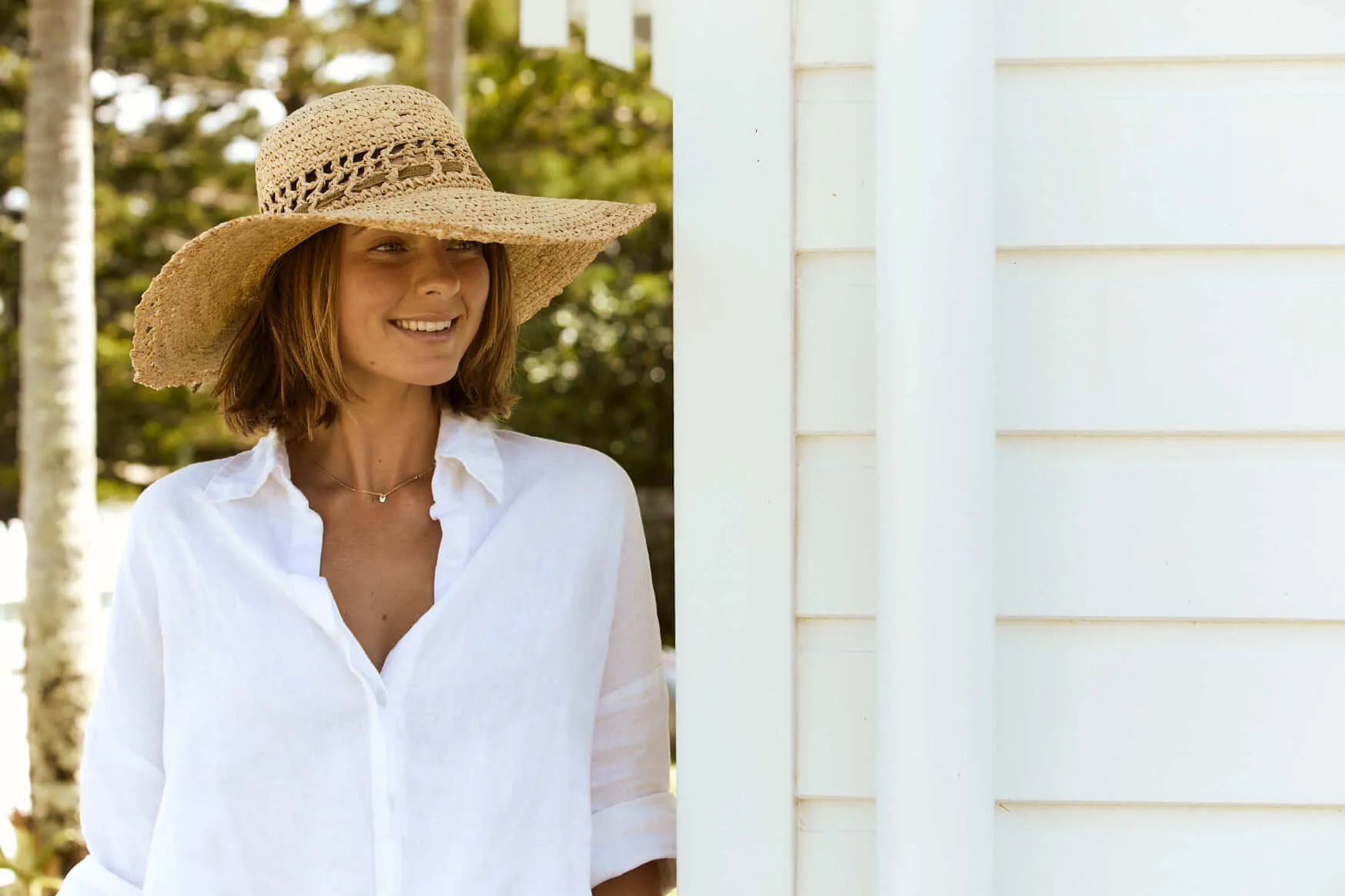 Amy Summer Womens Raffia Hat