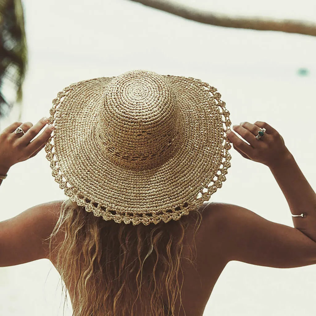 Amy Summer Womens Raffia Hat