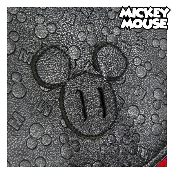 Casual Backpack Mickey Mouse Red Black
