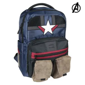 Casual Backpack The Avengers Blue