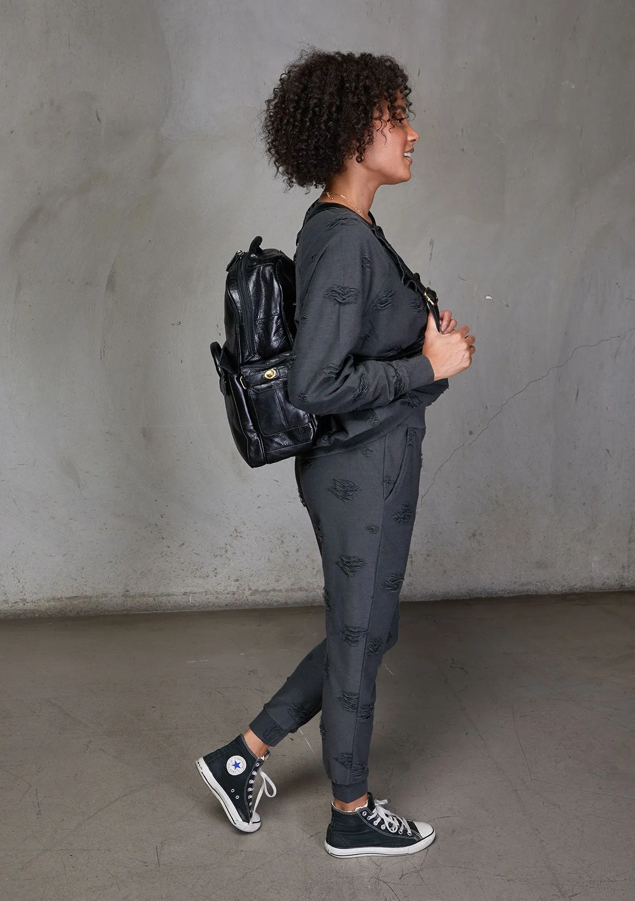 Casual Leather Backpack