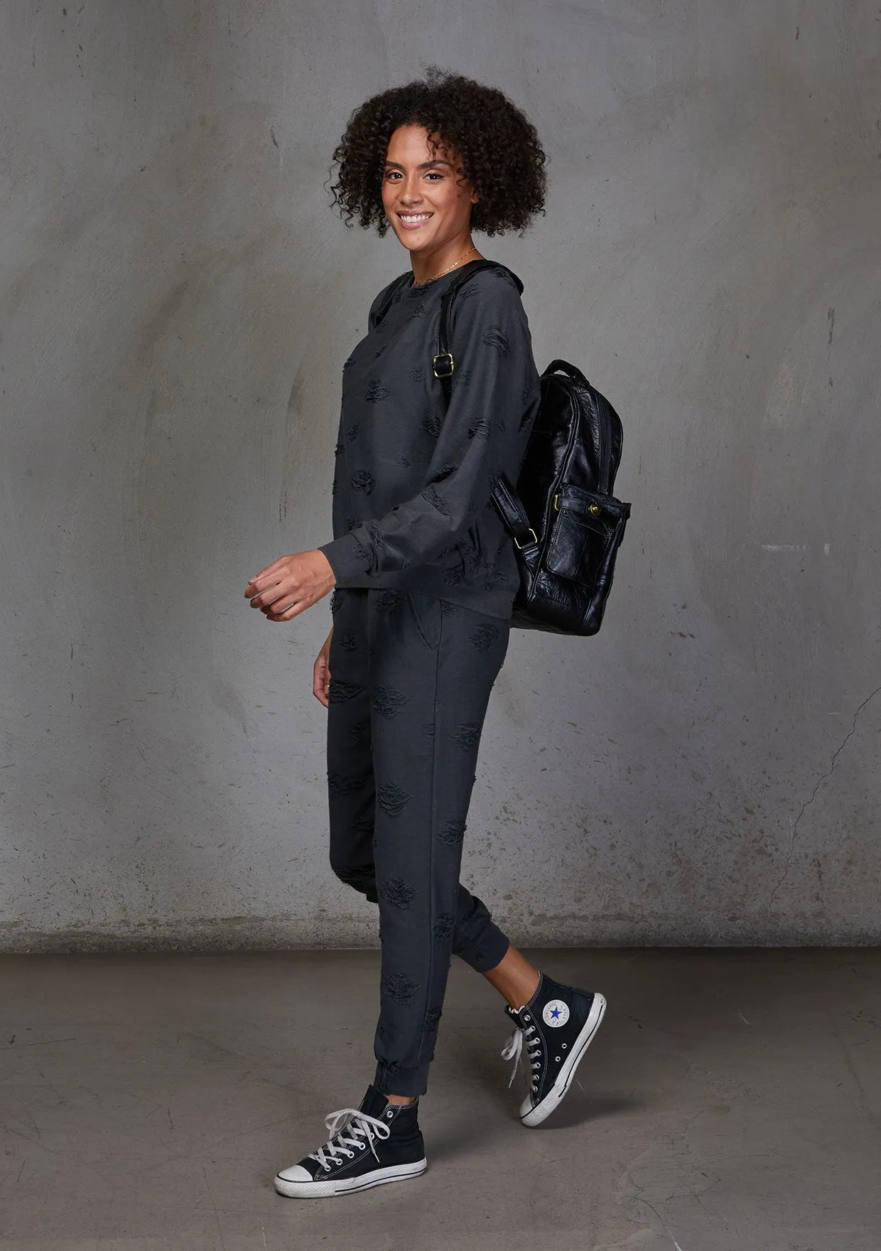 Casual Leather Backpack
