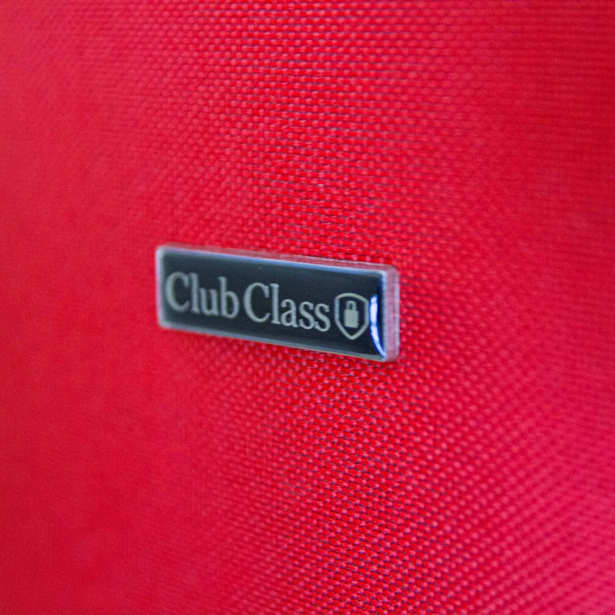 Club Class 600D EVA Suitcase - Red
