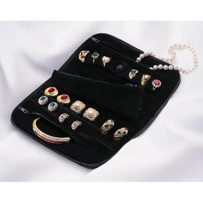 Connoisseurs Black Jewellery Clutch with 4-Way Protection - CONN1055