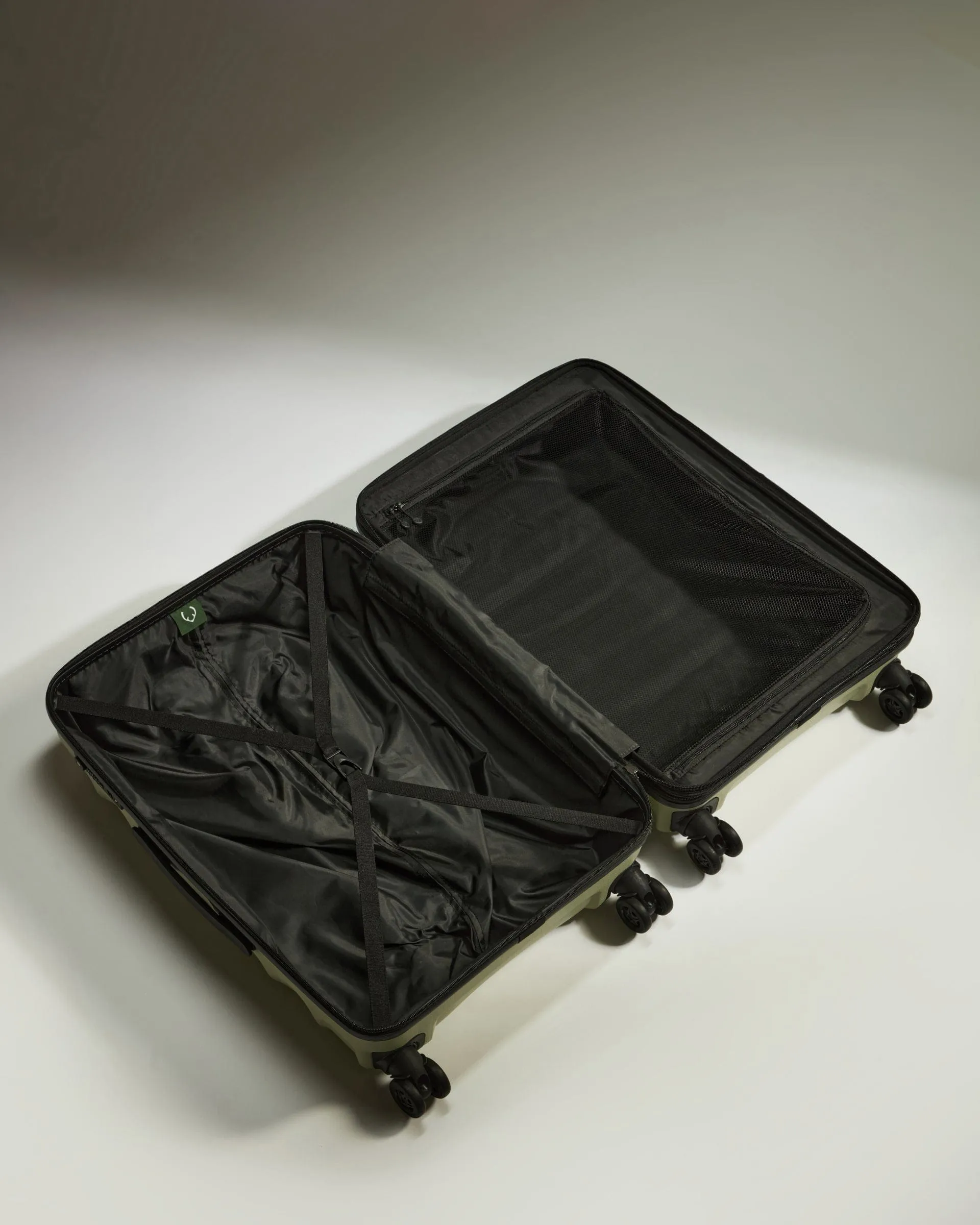 Expandable Cabin Suitcase Set in Pale Green - Juno