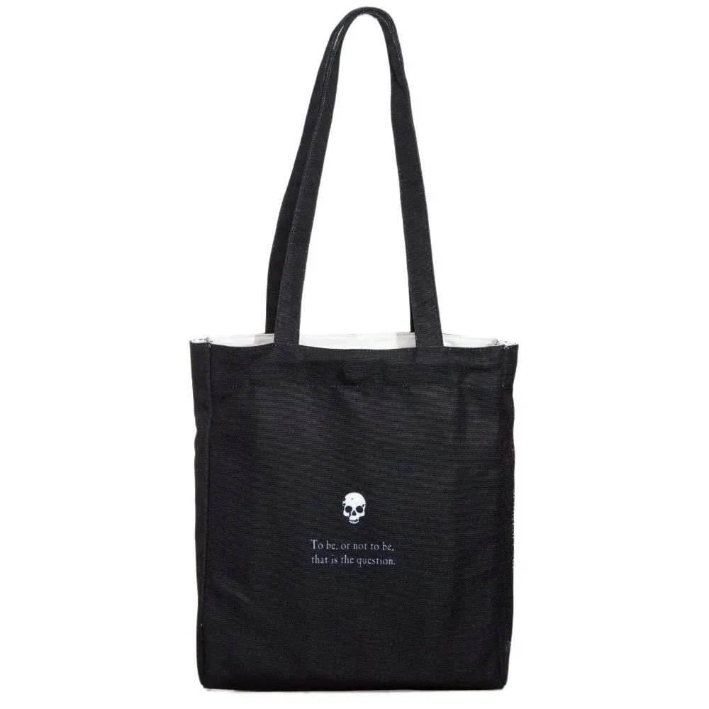 Hamlet Book Art Tote Bag