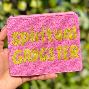 Spiritual Gangster Beaded Pouch Purse