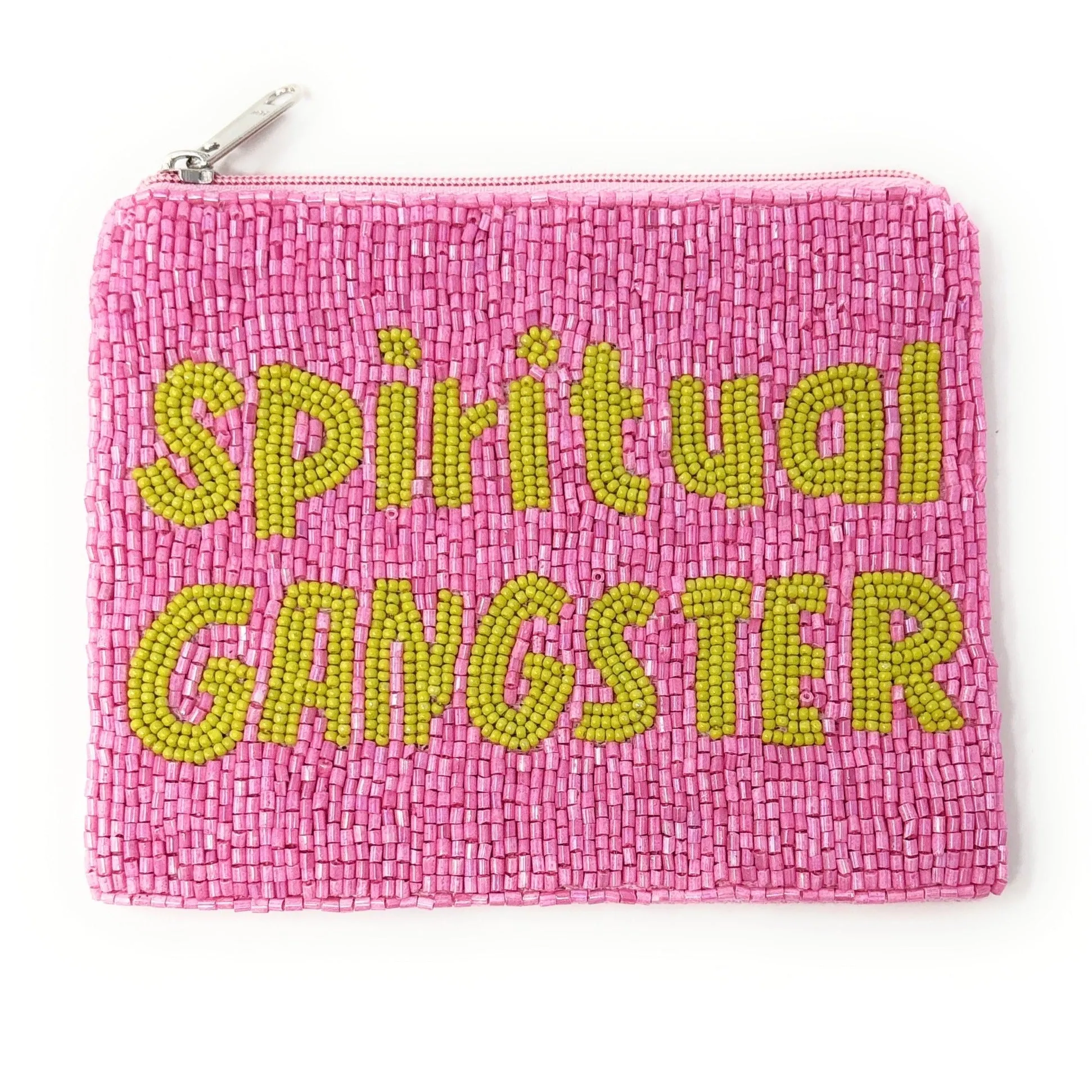 Spiritual Gangster Beaded Pouch Purse
