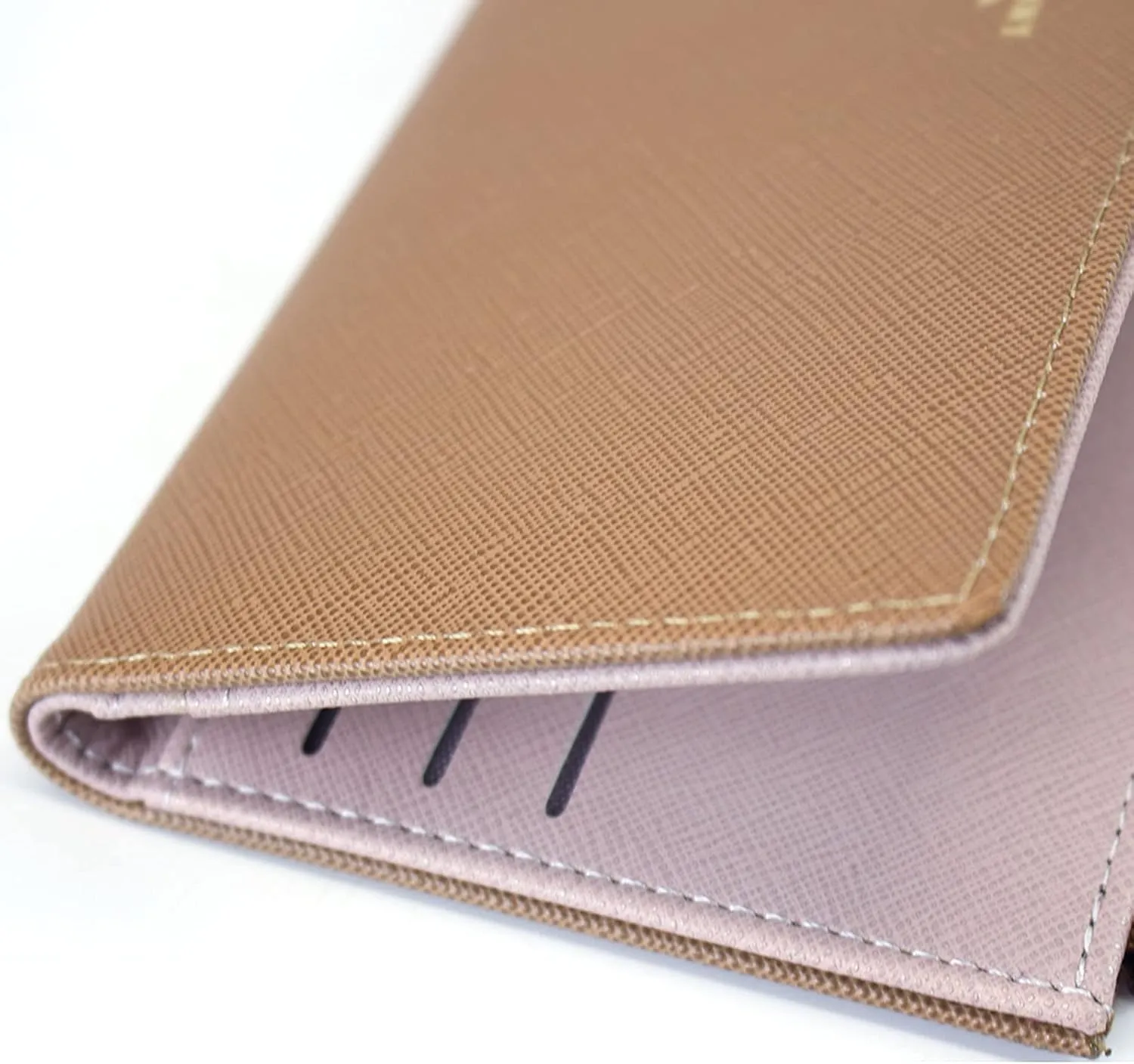 SUMGOGO Slim Wallet for Women Long Tassel Zipper Clutch Purse Handbag Card Case Wallet, Brown, Minimalist